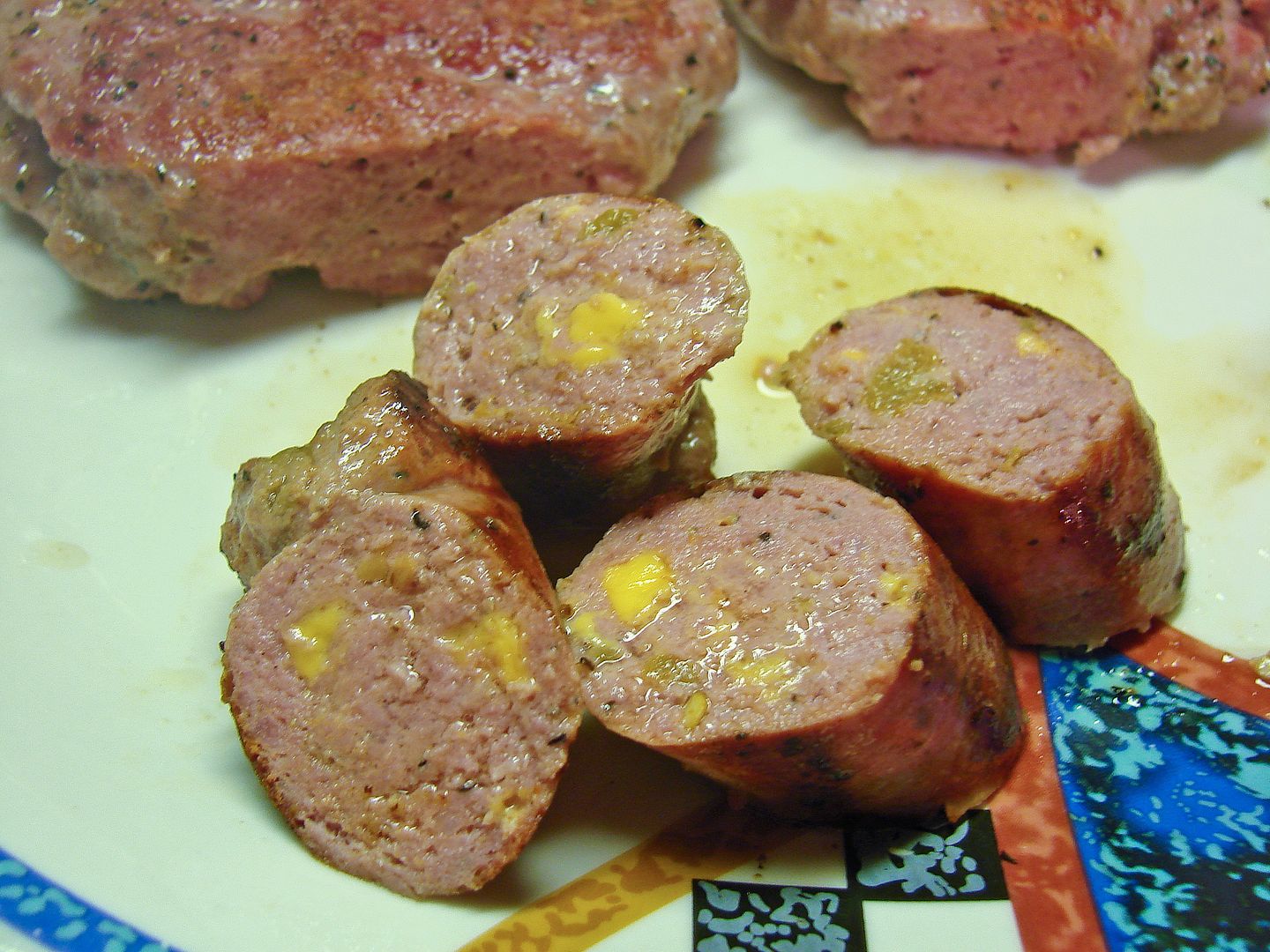 ~thirdeye~ Review Chile Cheese Sausage — Big Green Egg Egghead Forum The Ultimate Cooking